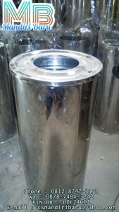 standing-ashtray-b,jual tempat sampah stainless krisbow di surabaya dan semarang