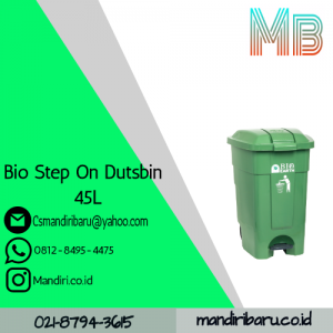 BIO STEP ON DUTSBIN 45L, HARGA TONG SAMPAH PLASTIK MURAH pedal , tempat sampah plastik di jakarta murah 
